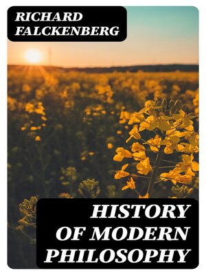 cover image of History of Modern Philosophy